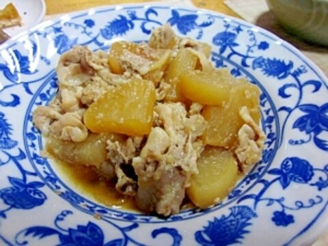 圧力鍋で~大根と豚バラ肉の醤油麹煮